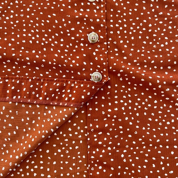 Blu Pepper Fall Polka Dot Midi Dress - Picture 2 of 6